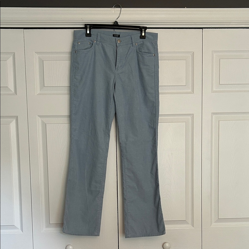 J. Crew Light Blue Straight Leg Corderoy Jeans